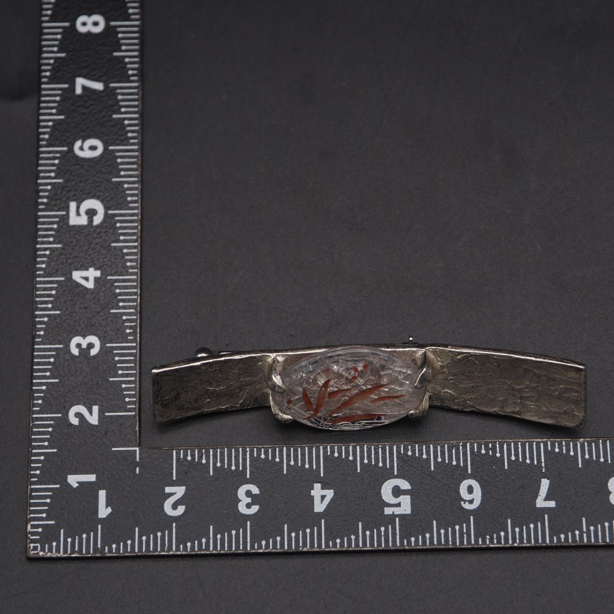 Q067 DELPHINE NARDIN PARIS デルフィーヌ ナルダン ブローチ 水晶風