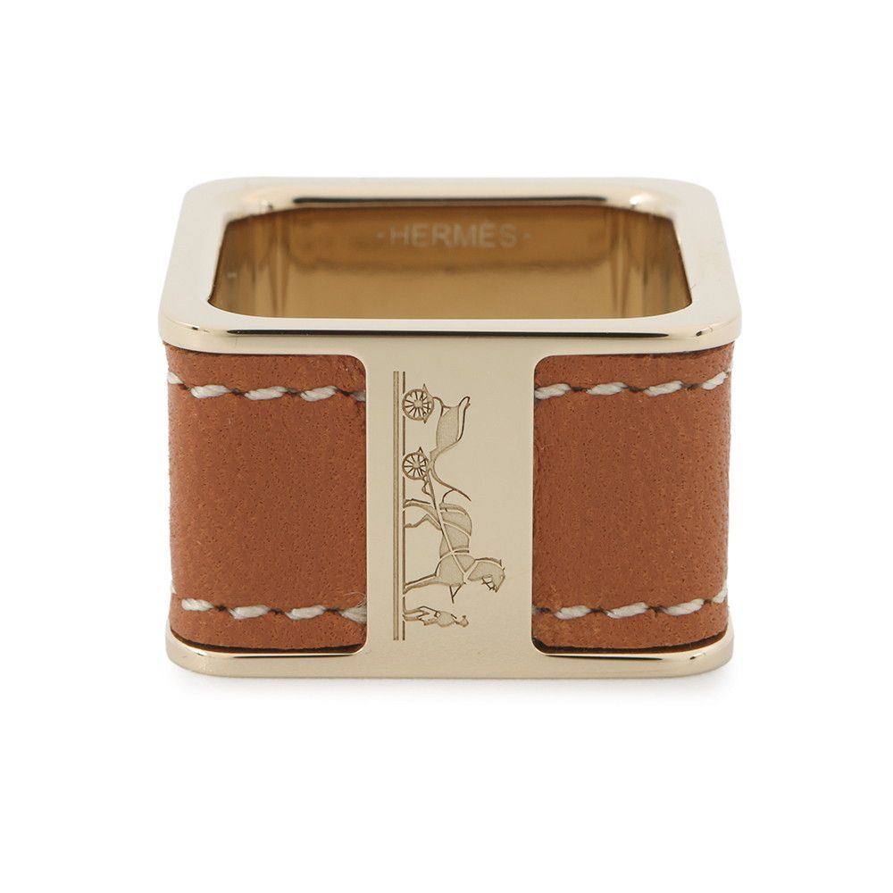 エルメス スカーフリング ボルデュック・セリエ マロン・アルザン