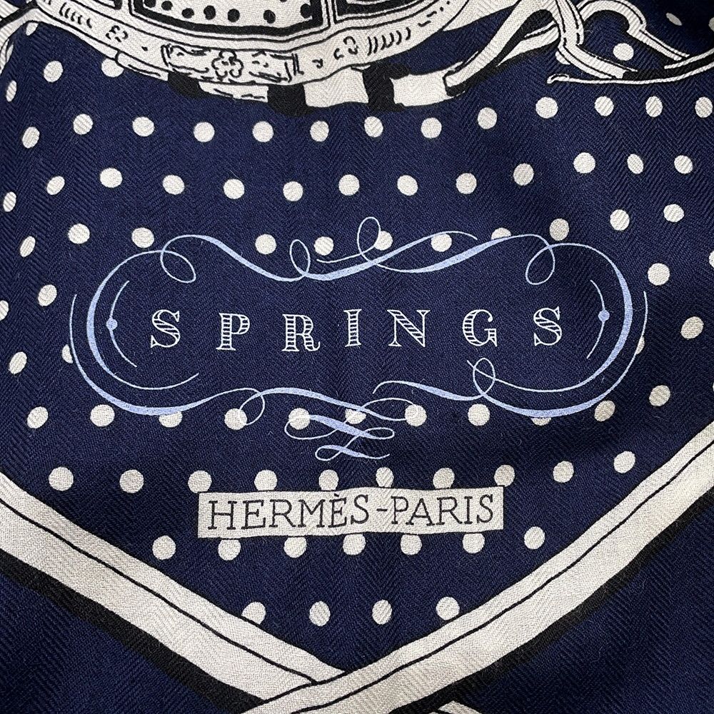 エルメス ストール カレ140 カレジェアン スプリングス バンダナ