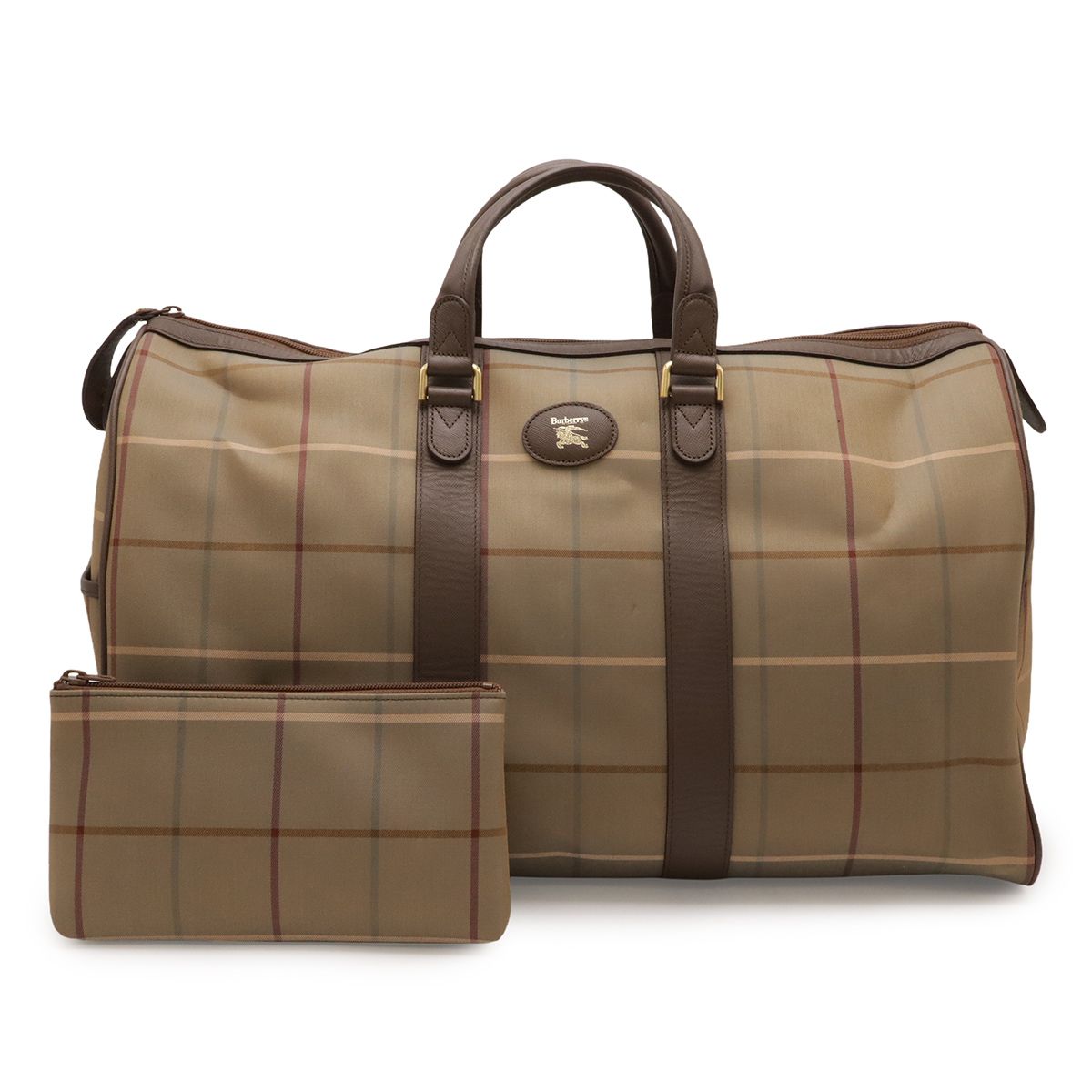 BURBERRY バーバリー Burberrys バーバリーズ チェック柄 ボストン 