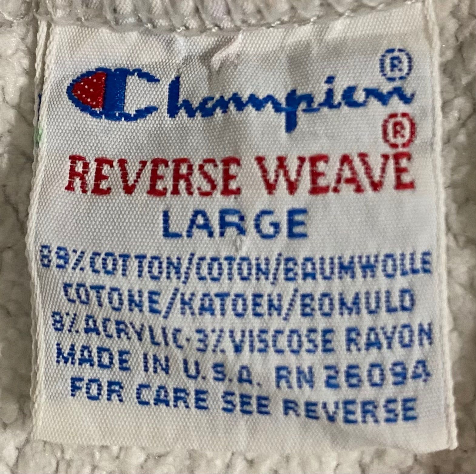 Champion チャンピオン 90s USA製 L ヘザーグレー Reverse Weave 