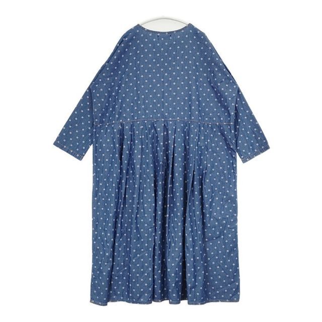 ohana ドット ワンピース ブルー レディース オハナ【中古】6-0126M