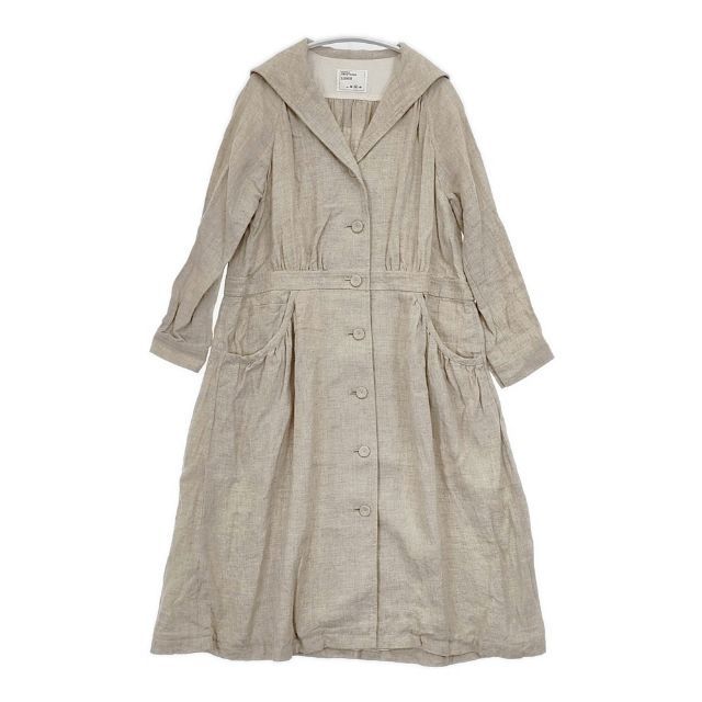 ADIEU TRISTESSE LOISIR セーラーカラー リネン コートワンピース