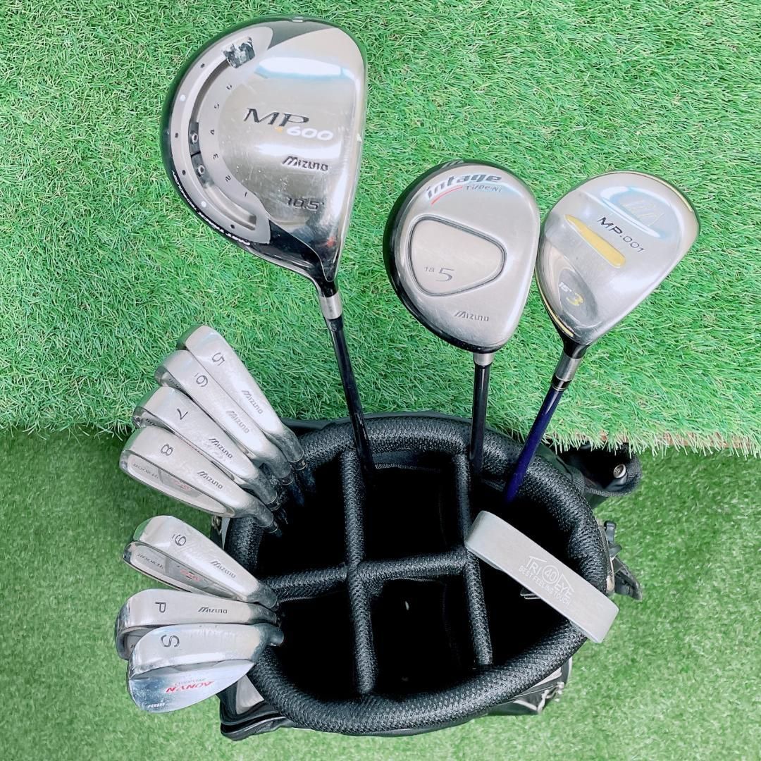 ミズノ MP-600 初心者 メンズ ゴルフクラブ セット 11本 カーボン S