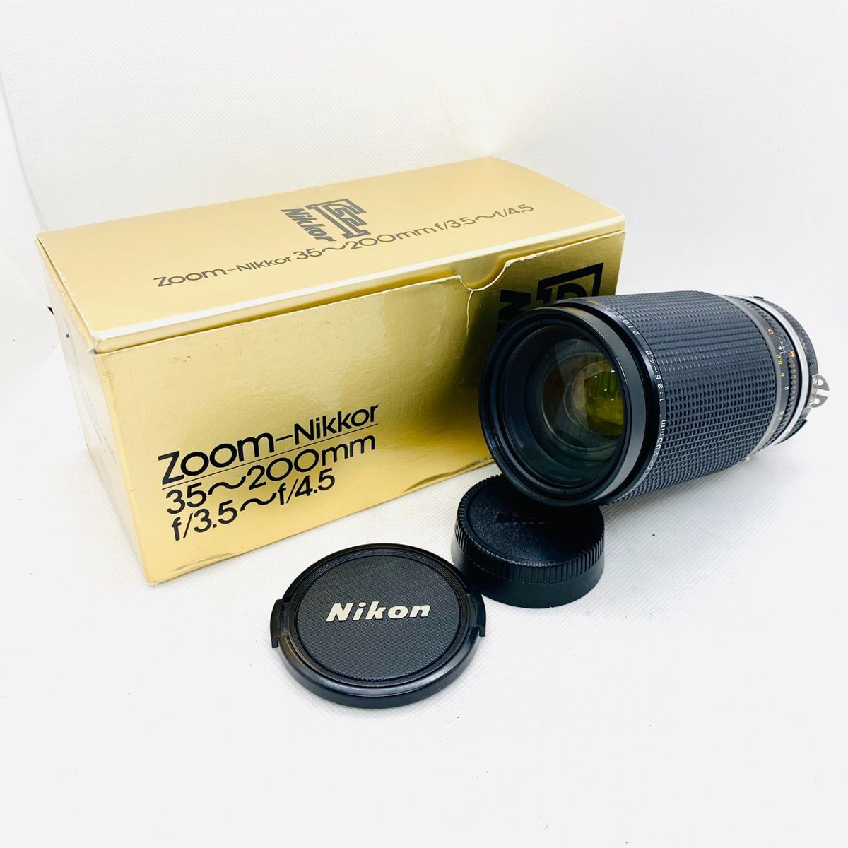 動作良好♪ 美品♪ Nikon Zoom-Nikkor 35-200mm f3.5-4.5 Ai-s 元箱付 