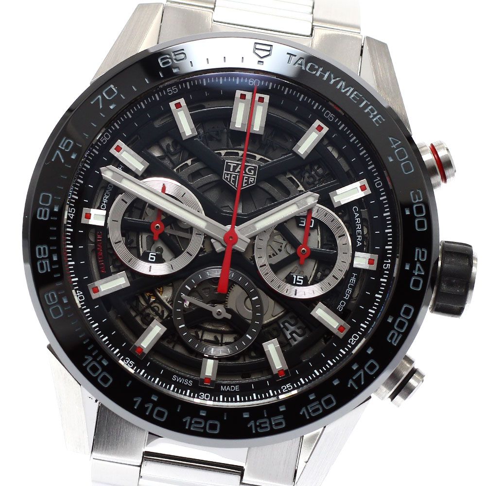 タグホイヤー TAG HEUER CBG2A10 カレラ キャリバーホイヤー02 クロノグラフ デイト 自動巻き メンズ 保証書付き_938522