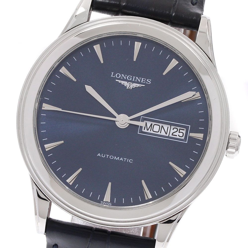 ロンジン LONGINES L4 899 4 フラッグシップ デイデイト 自動巻き メンズ 箱 保証書付き_934575
