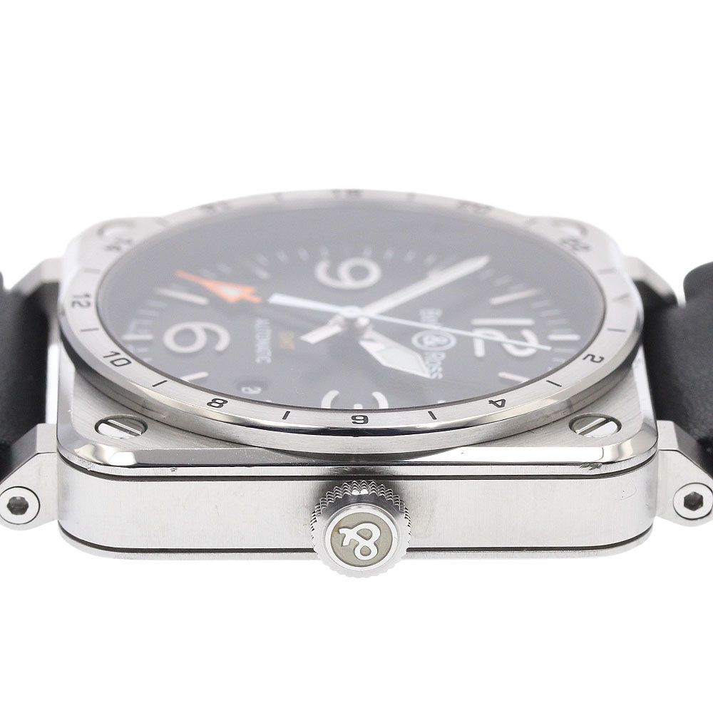  ベル＆ロス Bell＆Ross BR03 93 S BR03 GMT デイト 自動巻き メンズ 保証書付き_939683 カーキ系 自動巻き時計 腕時計(アナログ)
