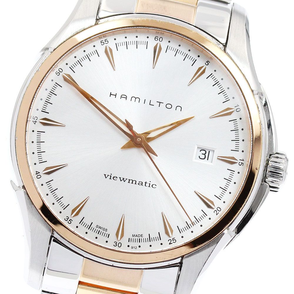 ハミルトン HAMILTON H325250 ジャズマスター ビューマチック デイト 自動巻き メンズ _938553