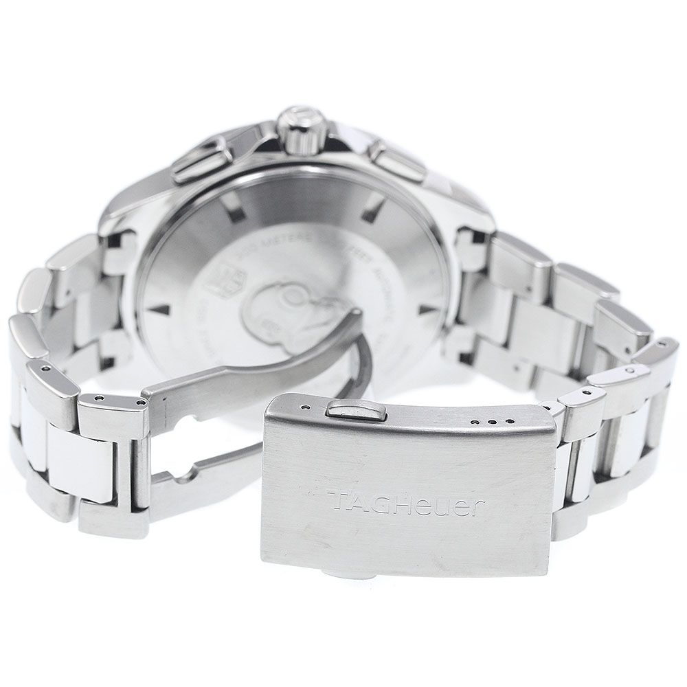  タグホイヤー TAG HEUER CAF2010 BA0815 アクアレーサー デイデイト クロノグラフ 自動巻き メンズ 保証書付き_936996 薄手ニット 自動巻き時計 腕時計(アナログ)