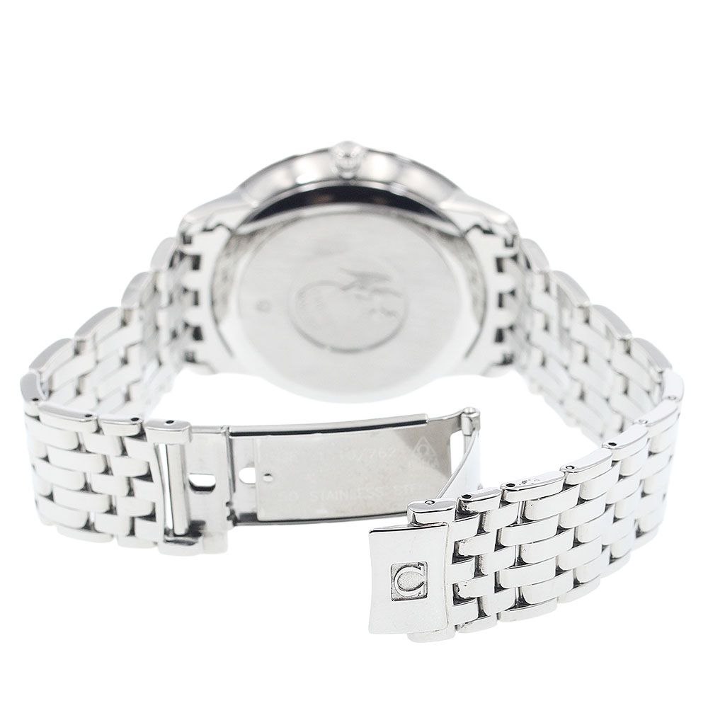  オメガ OMEGA 424 10 37 20 03 002 デビル プレステージ コーアクシャル デイト 自動巻き メンズ 保証書付き_939032 肌触り良好 自動巻き時計 腕時計(アナログ)