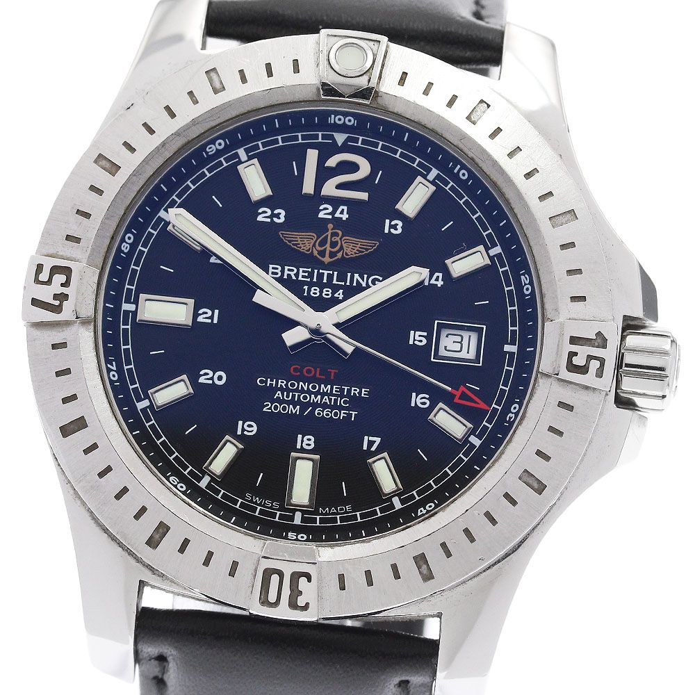 ブライトリング BREITLING A17388 コルト デイト 自動巻き メンズ _941293