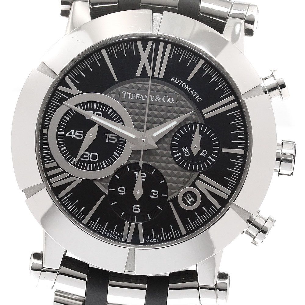 ティファニー TIFFANY Co Z1000 82 12A10A00A アトラス ジェント クロノグラフ デイト 自動巻き メンズ _931784