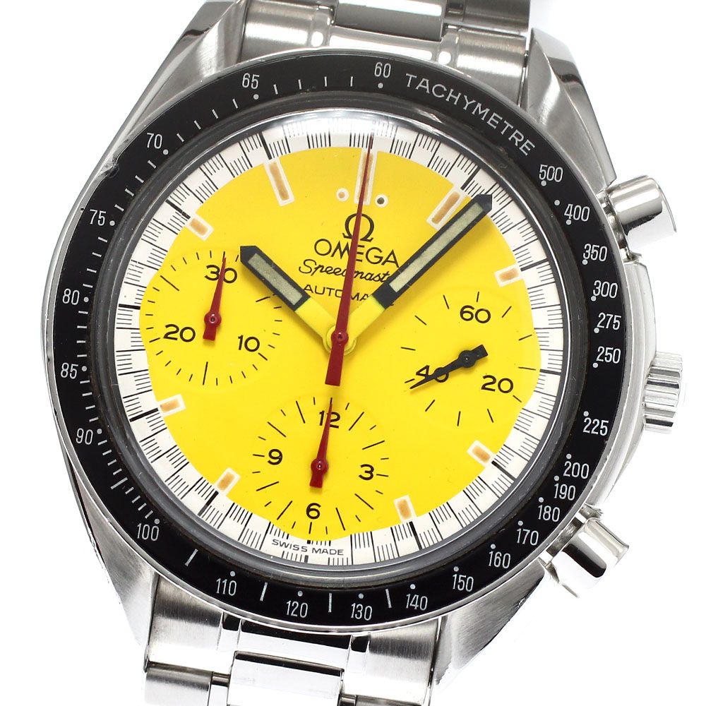 オメガ OMEGA 3510 12 スピードマスター レーシング シューマッハ クロノグラフ 自動巻き メンズ 箱 保証書付き_930374