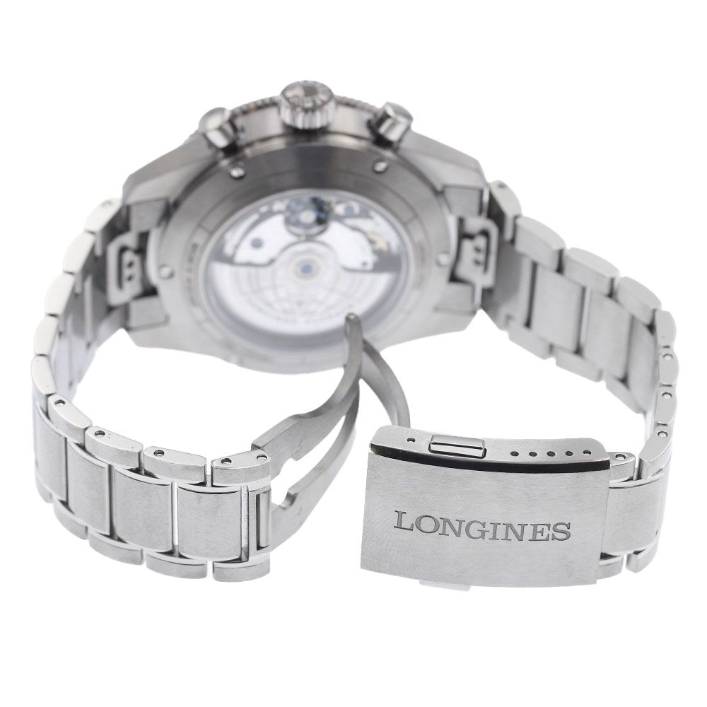  ロンジン LONGINES L3 821 1 53 6 スピリット フライバック チタニウム 自動巻き メンズ 箱 保証書付き_940029 ダウンジャケット 自動巻き時計 腕時計(アナログ)