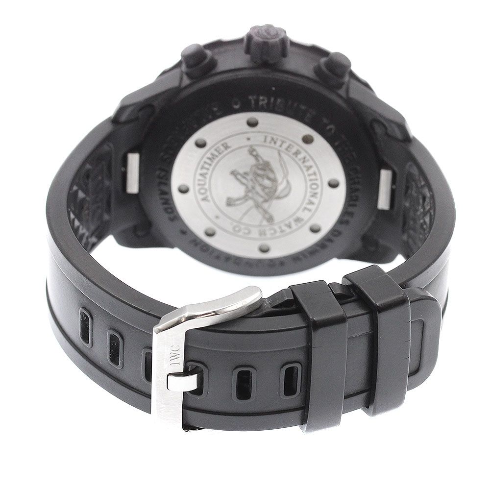  IWC IWC SCHAFFHAUSEN IW376705 アクアタイマー ガラパゴス アイランド デイデイト クロノグラフ 自動巻き メンズ _939710 Vネック 自動巻き時計 腕時計(アナログ)