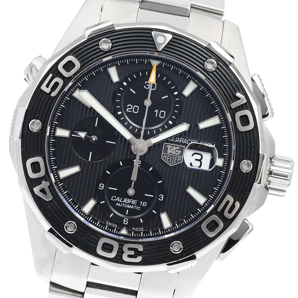 タグホイヤー TAG HEUER CAJ2110 アクアレーサー デイト クロノグラフ 自動巻き メンズ _938638