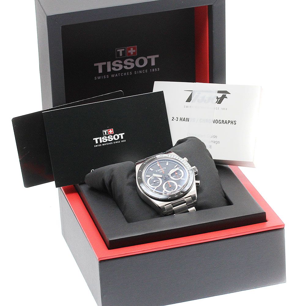 ティソ TISSOT T149 459 21 051 00 PR516 メカニカル クロノグラフ 手巻き メンズ 内箱 保証書付き_940019 韓国風 自動巻き時計 腕時計(アナログ)