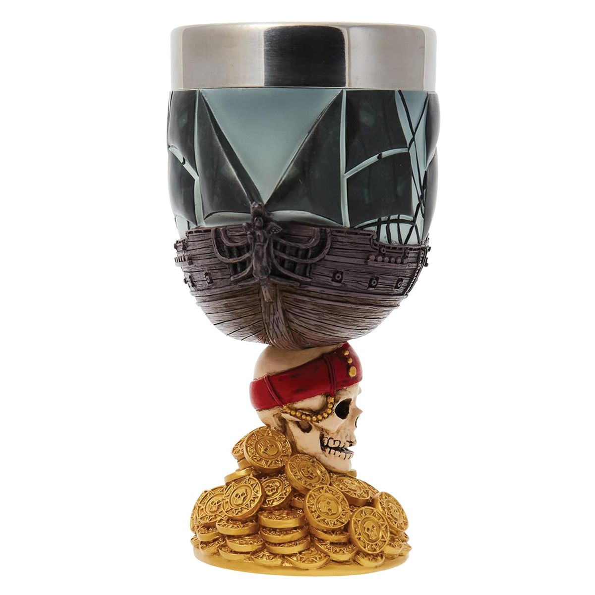  エネスコ enesco ディズニーショーケース Disney Showcase パイレーツ オブ カリビアン ゴブレット 置物 オブジェ 飾り 6014854 海賊 骸骨 スカル インテリア 卓上装飾 置物 インテリア小物