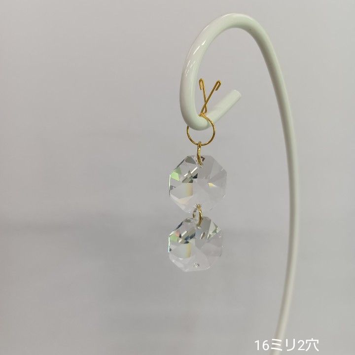 スワロフスキー オクタゴン 2穴16mm クリア 6個セット - メルカリ