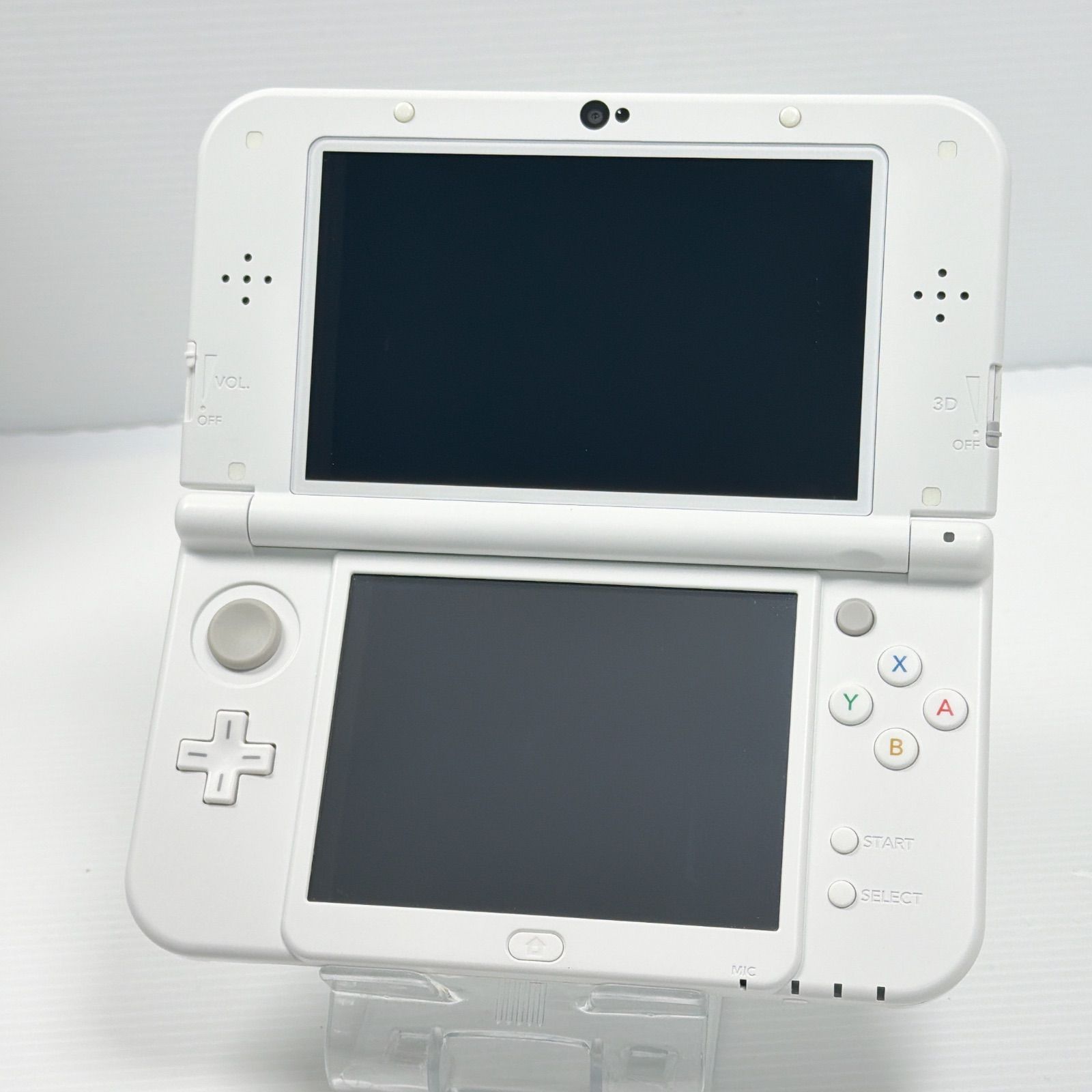 【液晶極美品】Newニンテンドー3DSLL パールホワイト 極美品 New ニンテンドー 3DSLL パールホワイト 上画面IPS液晶 遊べる