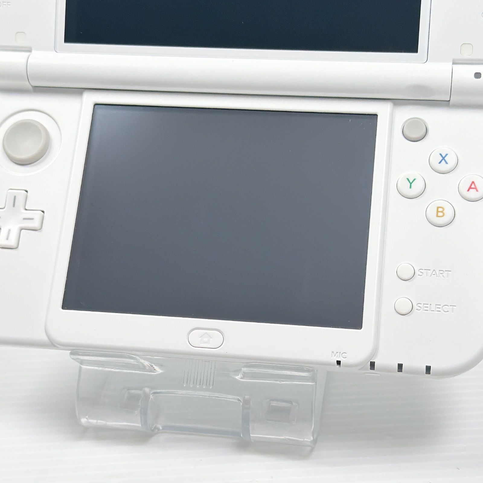 【極美品】New ニンテンドー3DSLLパールホワイト 極美品 New ニンテンドー 3DSLL パールホワイト 上画面IPS液晶 遊べる
