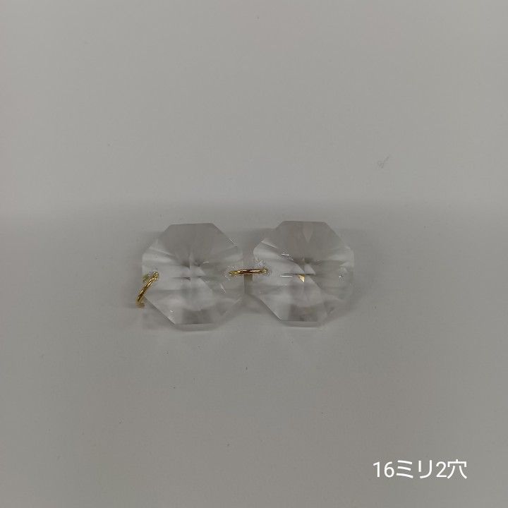 スワロフスキー オクタゴン 2穴16mm クリア 6個セット - メルカリ