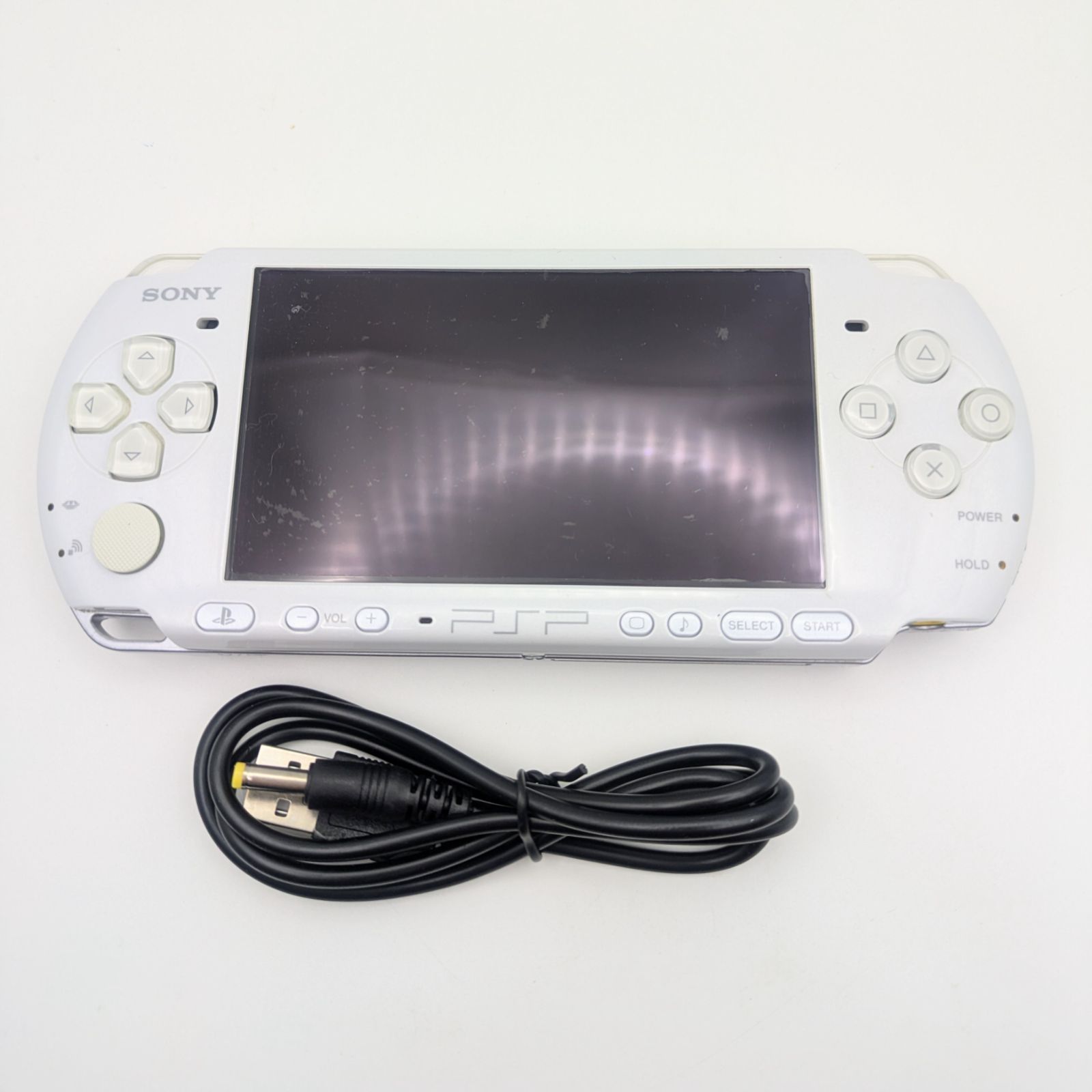動作品 PSP プレイステーション ポータブル バリュー パック パール ホワイト 3000 KPW 本体