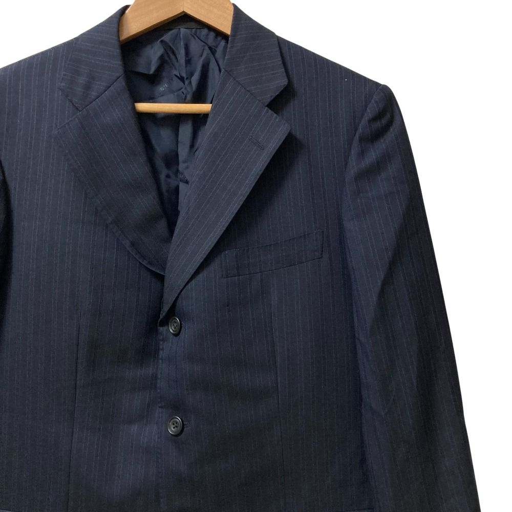 美品　BURBERRY ネイビー ロンパース 3点セット 未使用 BURBERRY LONDON バーバリーロンドン ピンストライプ 3B
