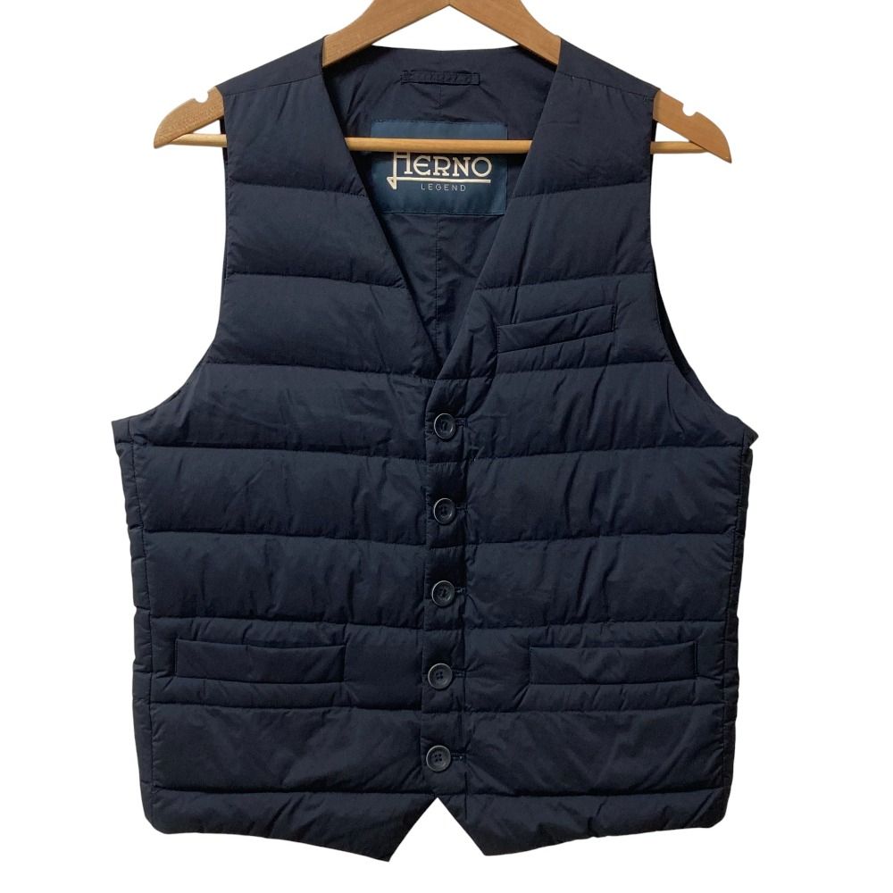 美品 HERNO ヘルノ レジェンド インナーダウンベスト サイズ48