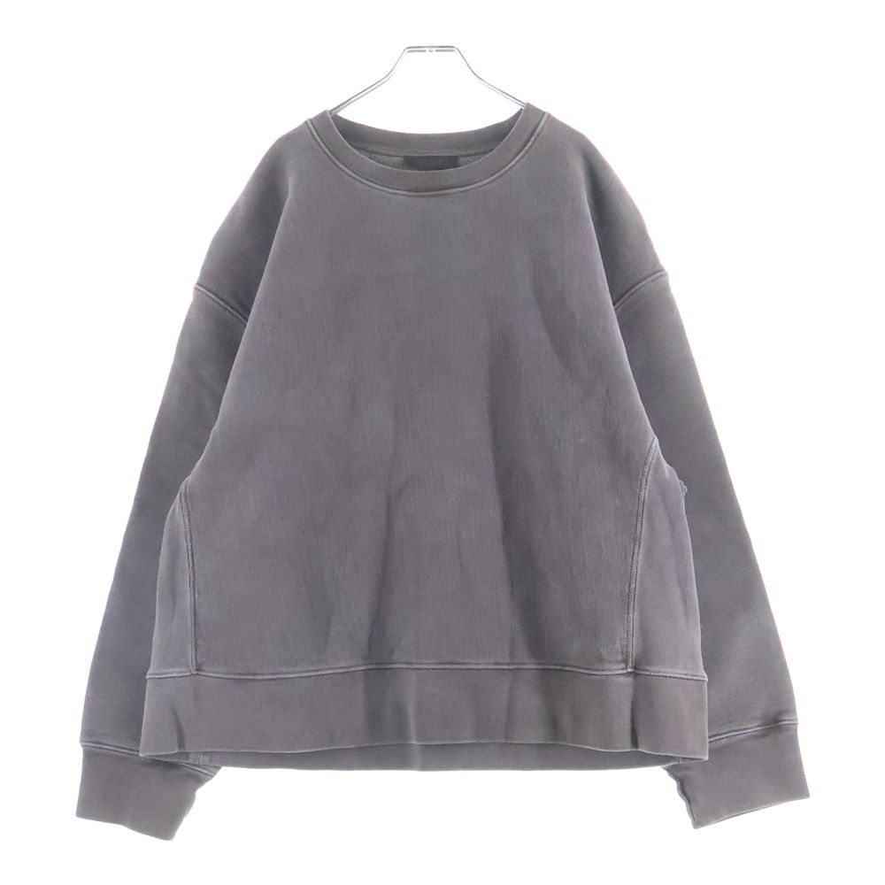 YEZZY SEASON 3 (イージー シーズン スリー) オーバーサイズ クルーネック 長袖スウェット トレーナー ブラウン