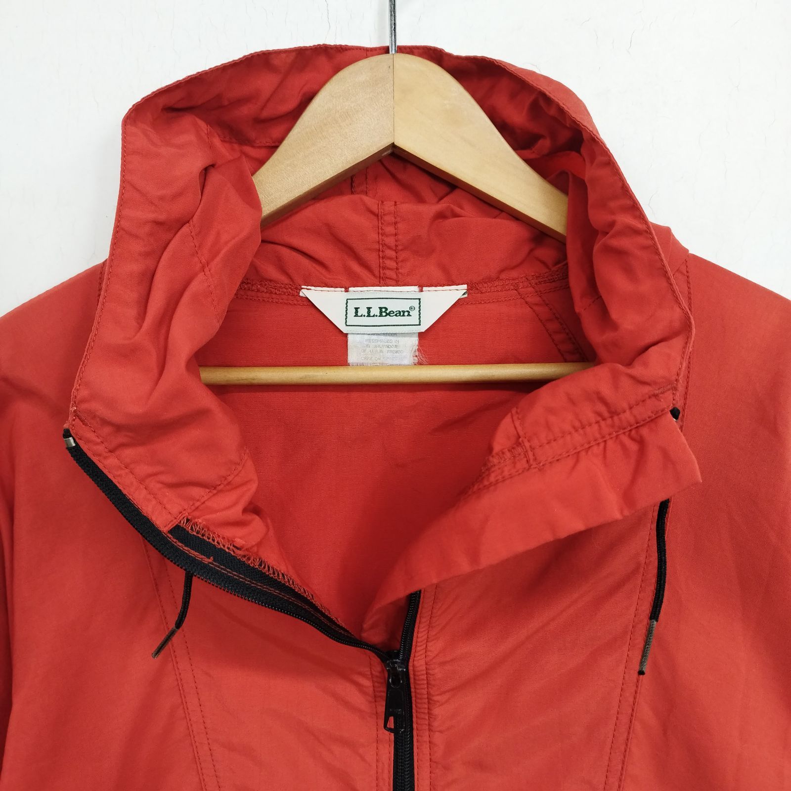90s L.L.Bean エルエルビーン ナイロン アノラック パーカー プル 