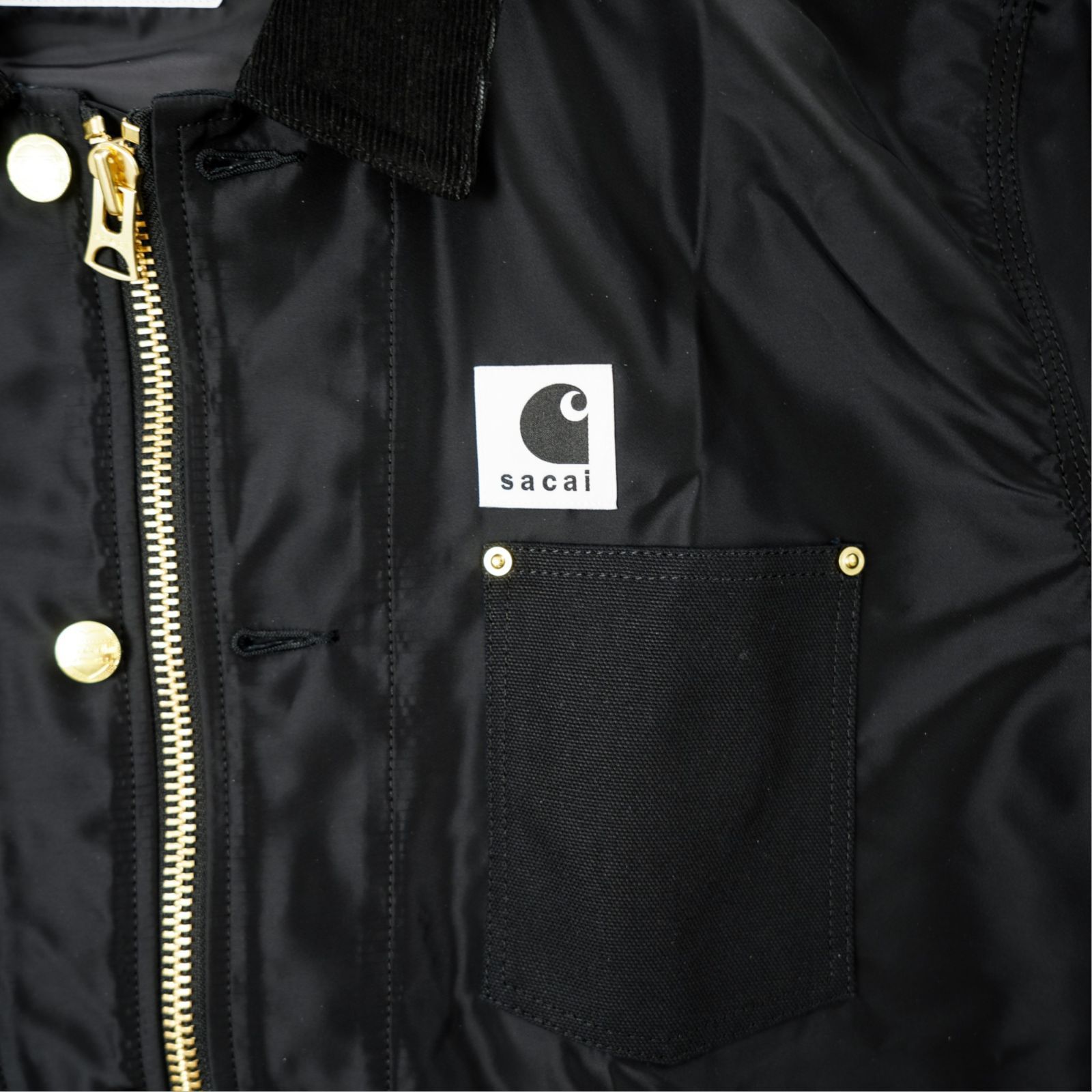 sacai carhartt WIP サカイ カーハート Nylon Twill Black サイズ3