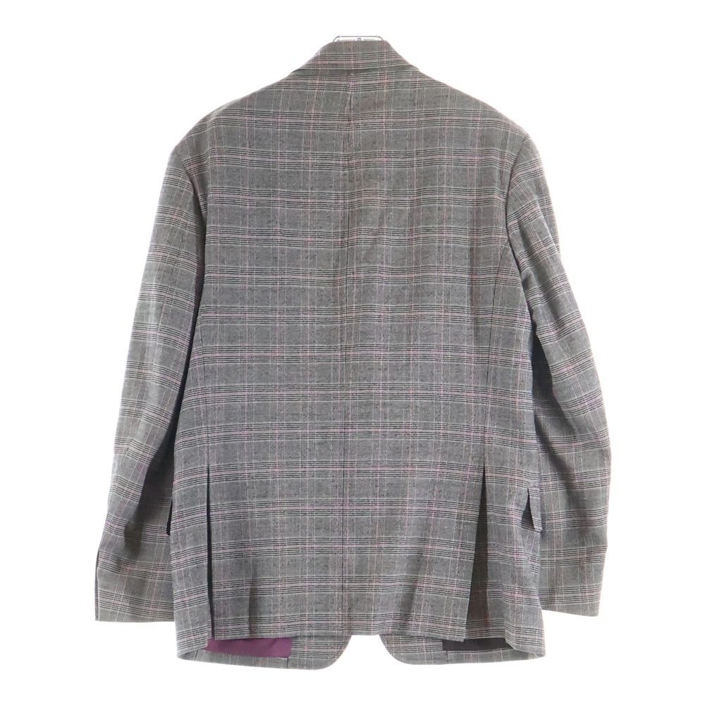 ETRO (エトロ) ウール チェック 2Bテーラードジャケット センター