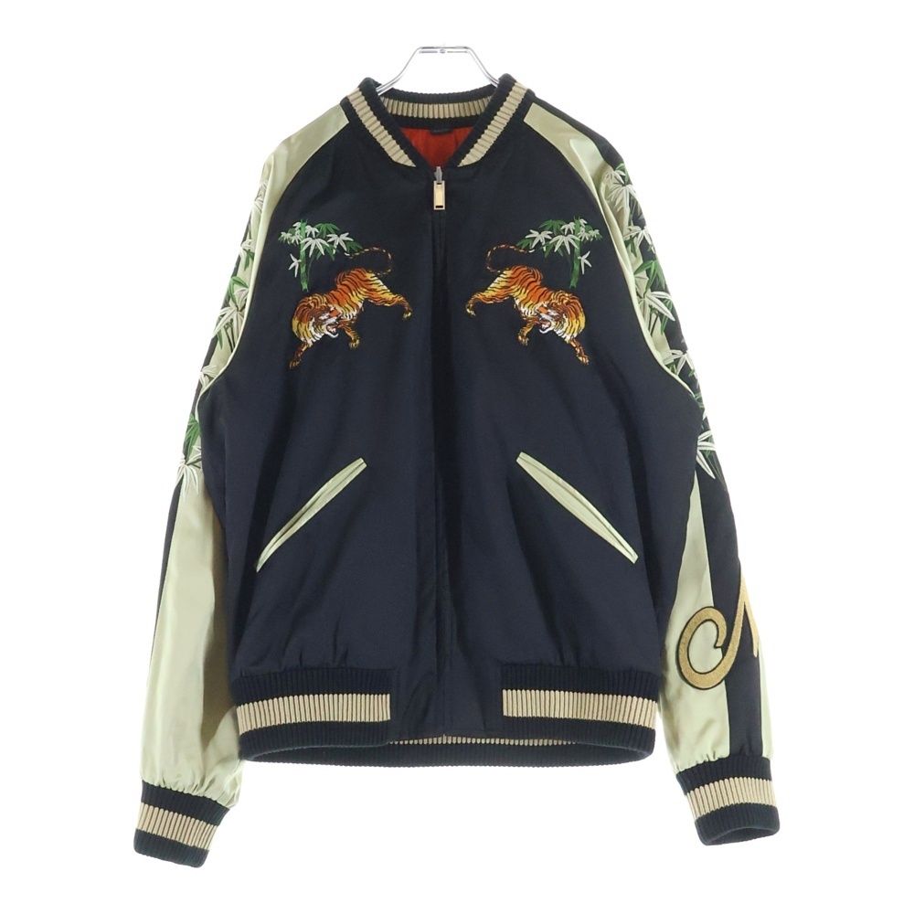 GUCCI (グッチ) タイガードラゴン刺繍 リバーシブル スカジャン