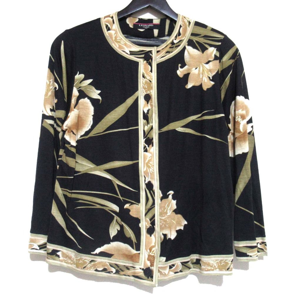 美品 LEONARD FASHION レオナールファッション フラワープリント 美品 LEONARD FASHION レオナールファッション フラワープリント
