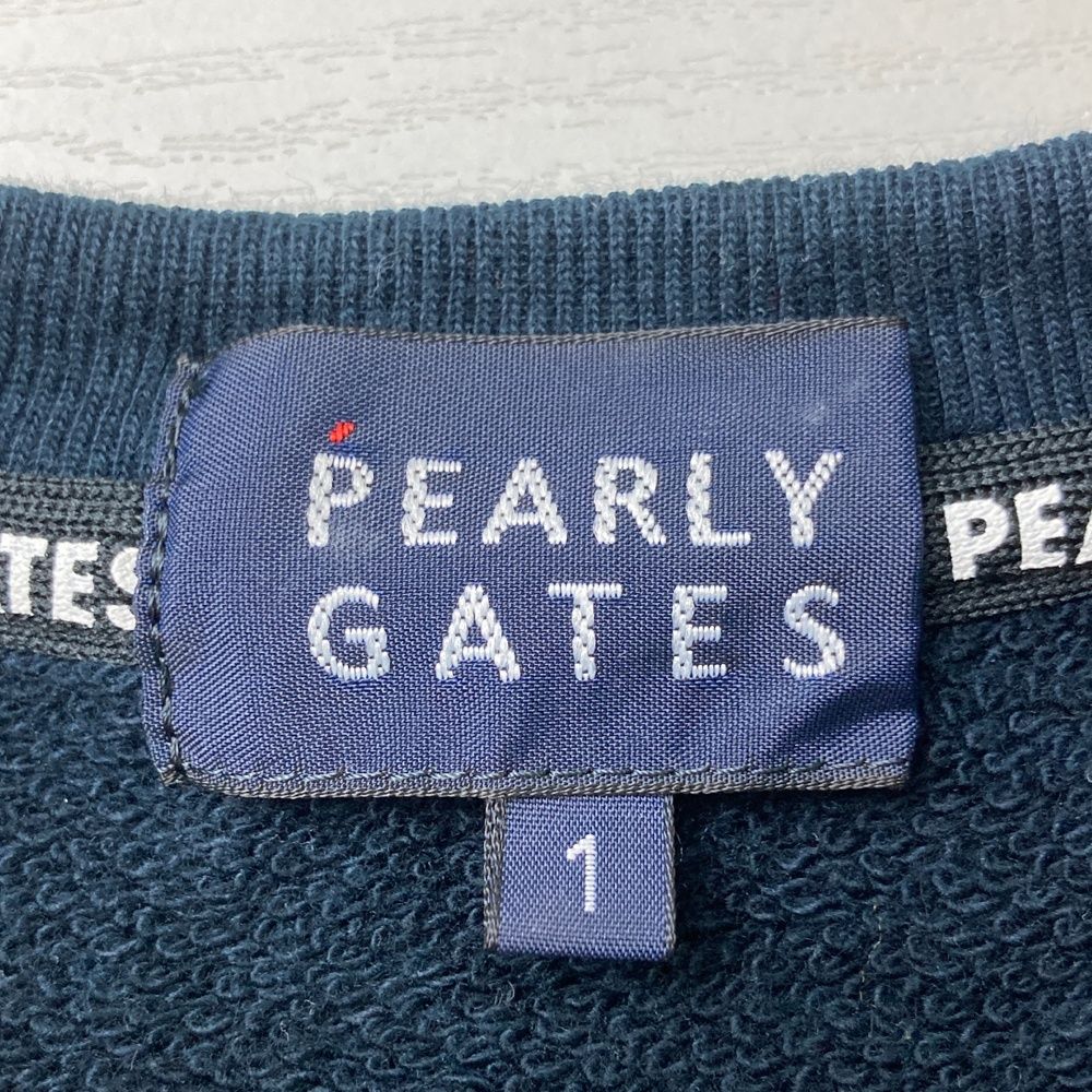 サイズ：1 PEARLY GATES パーリーゲイツ 長袖 スウェットトレーナー