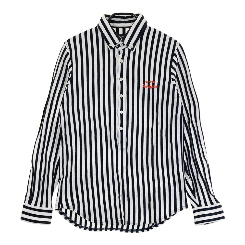 サイズ：4 PEARLY GATES パーリーゲイツ 長袖ポロシャツ ボタンダウン