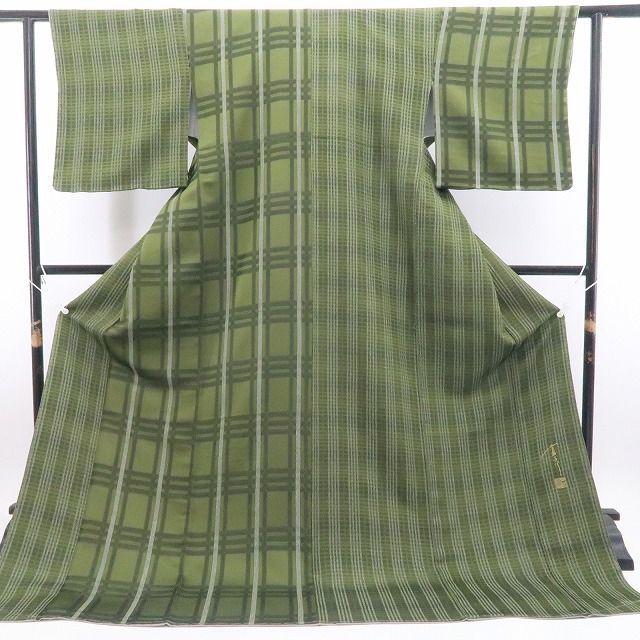 ❁tomihisa❁新品 斉藤上太郎 落款 チェック柄“何かが違う！革新という