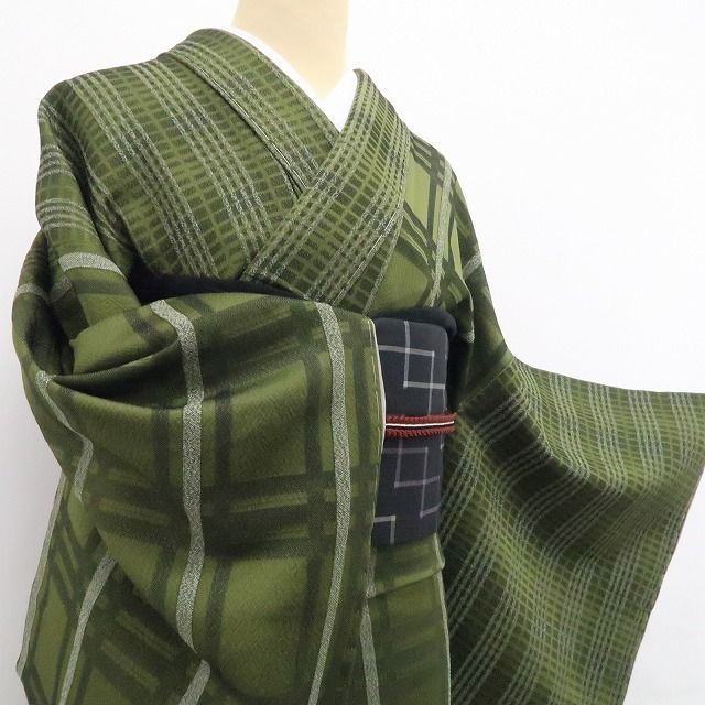 ❁tomihisa❁新品 斉藤上太郎 落款 チェック柄“何かが違う！革新という 