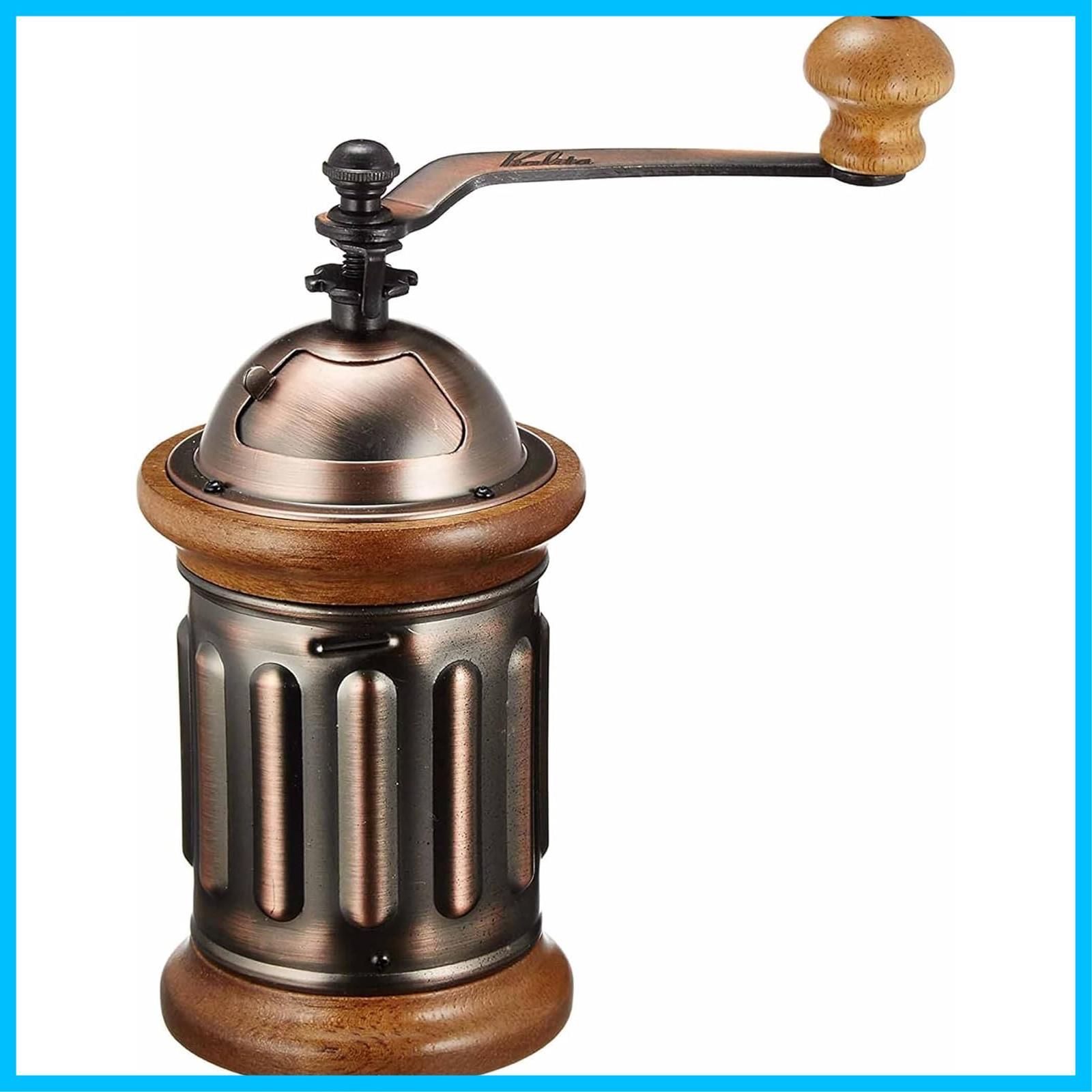 木製 粒度の安定性が高いアルミ製グラインダー KH 5 ac コーヒーミル 粗さ調整 手挽きコーヒーミル ミル Kalita グラインダー 手動 プレゼント カリタ ギフト 贈り物 42224