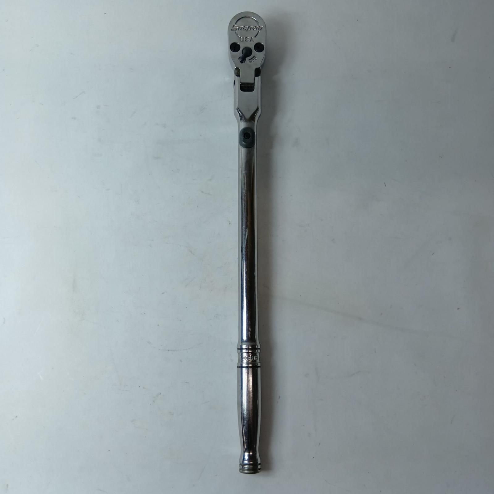 Snap-on スナップオン 1|2ロック式フレックスヘッドラチェット SX80B シルバー