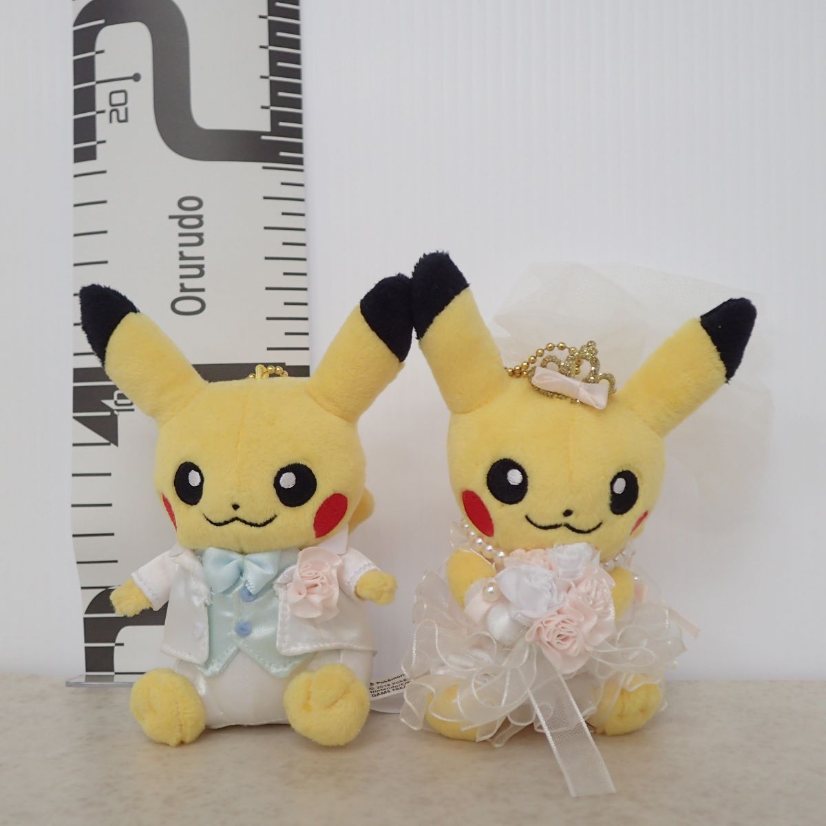 ポケモンセンター マスコット ペアピカチュウ Precious Wedding ポケットモンスター 紙タグ無