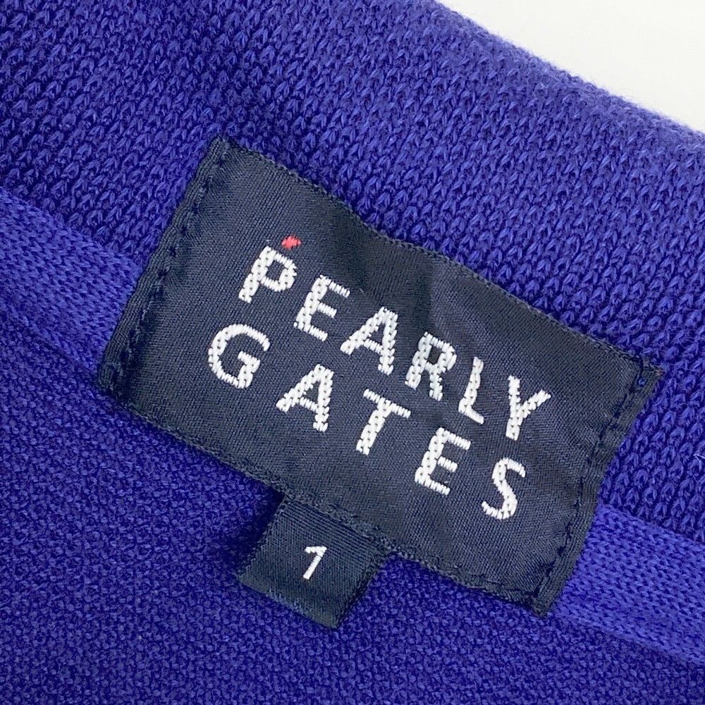 サイズ：1 PEARLY GATES パーリーゲイツ ノースリーブポロシャツ