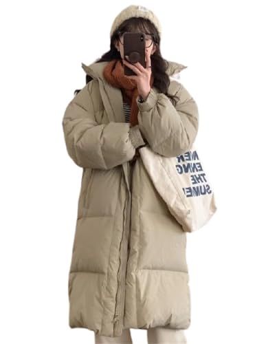 Vasarhely ロングコート レディース フード付き ダウン コート 防寒 厚手 ゆったり 無地 ベンチコート アウトドア 中綿コート 冬服 通勤 秋冬po 4 a 369704