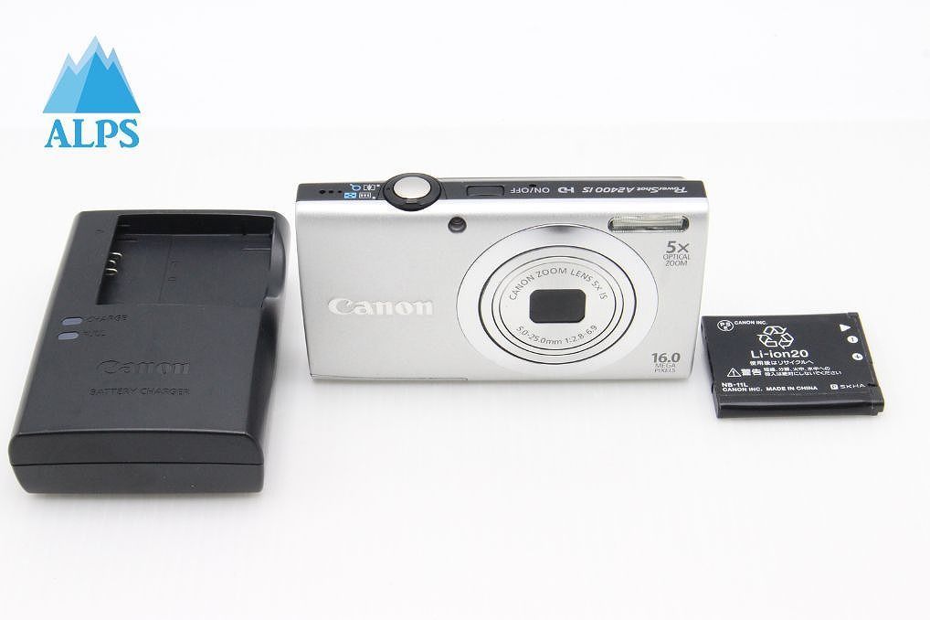 美品 Canon キヤノン PowerShot A2400 IS コンパクトデジタルカメラ