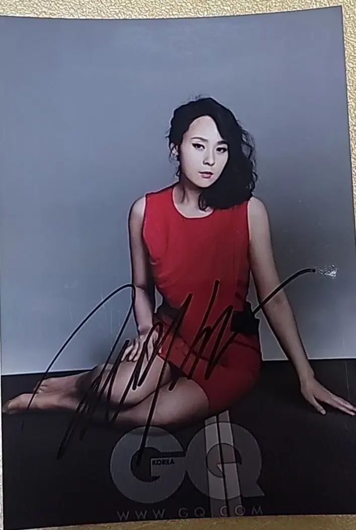 チョン ミソン サイン入り 写真 サイン