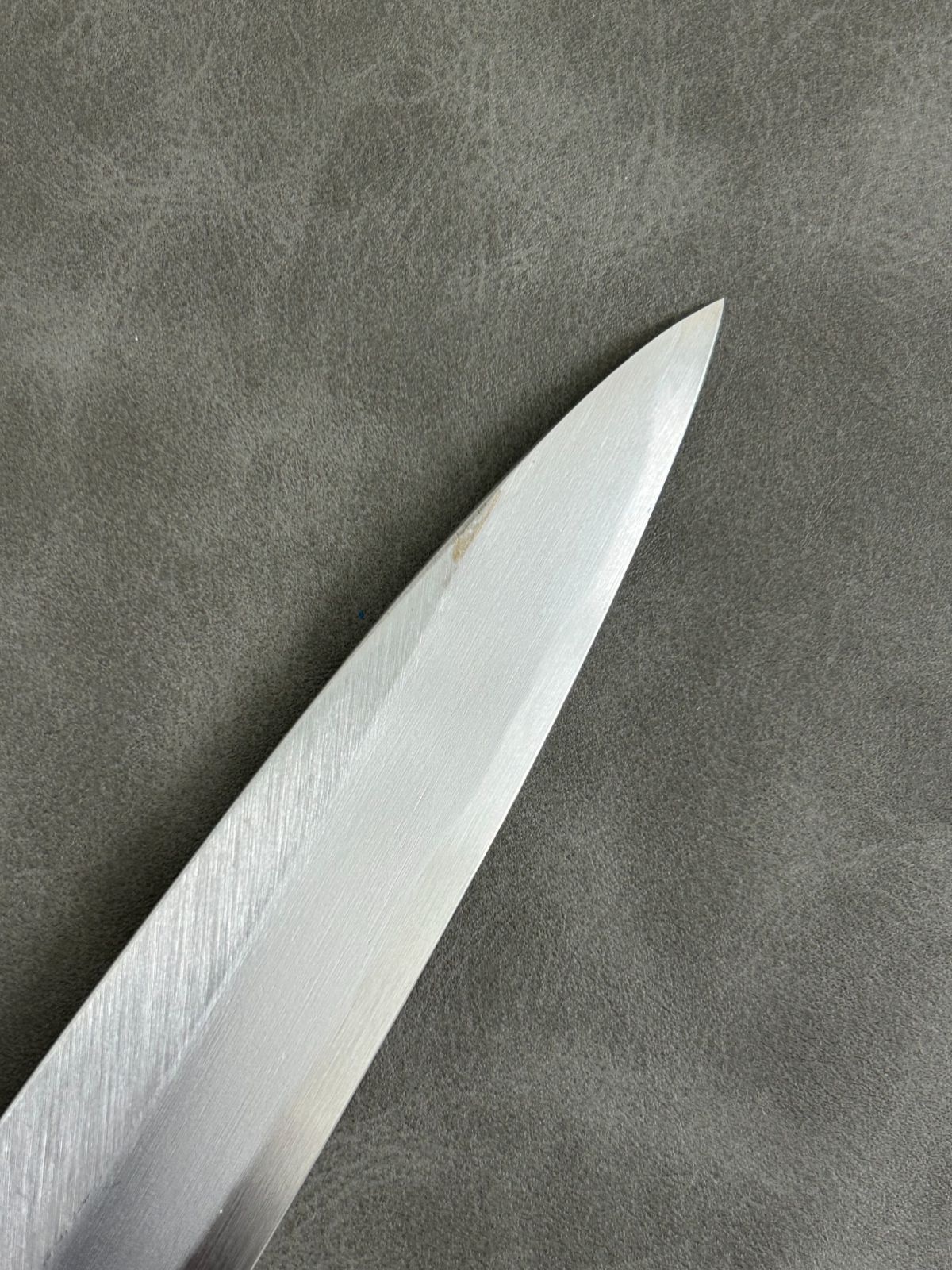 訳あり】 包丁 刺身包丁 柳刃包丁 安来鋼青紙2号 270mm 紫檀シノギ柄