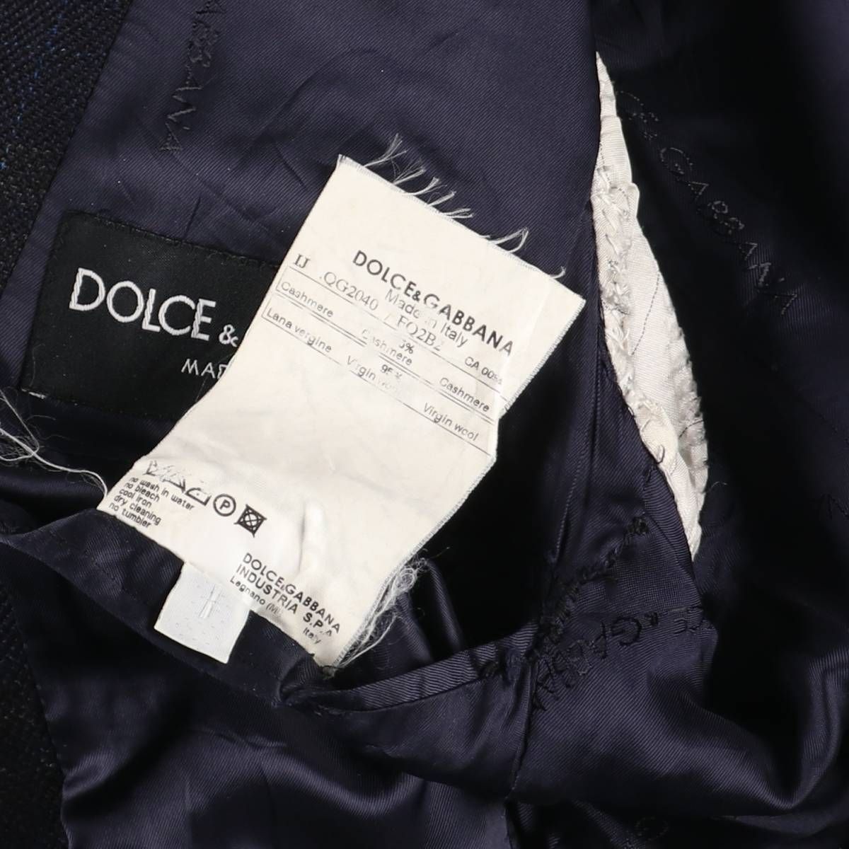 古着 90年代 ドルチェアンドガッバーナ DOLCE&GABBANA チェック柄