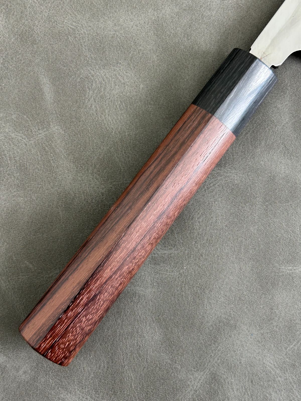 訳あり】 包丁 刺身包丁 柳刃包丁 安来鋼青紙2号 270mm 紫檀シノギ柄